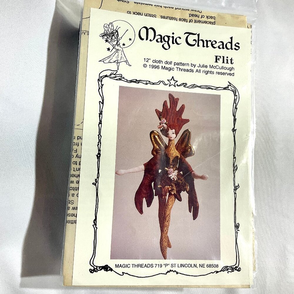 Flit the Fairy 12" Doll Kit from Magic Threads 3/$16